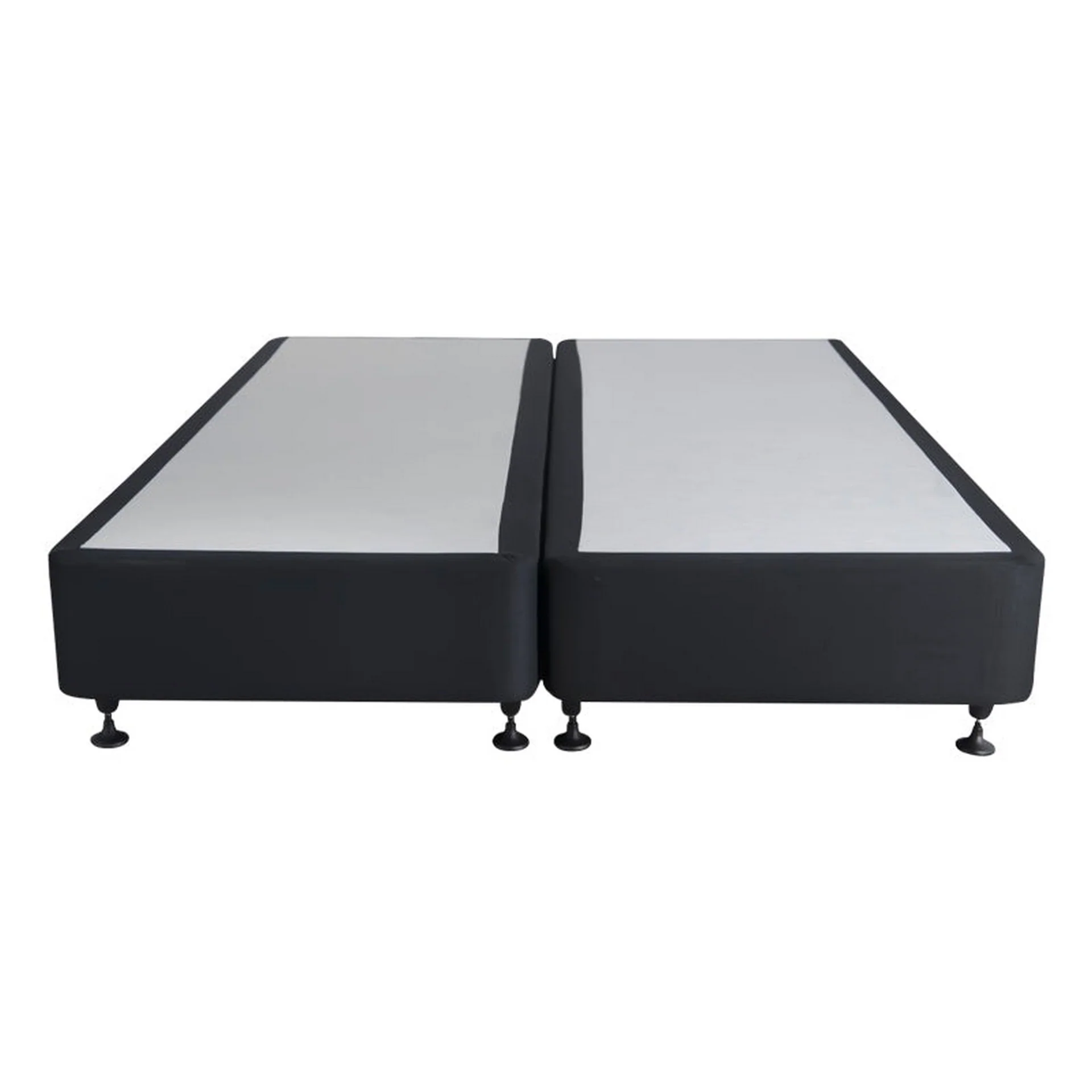 Vinson Fabric California King Split Bed Base - Black - Image 3