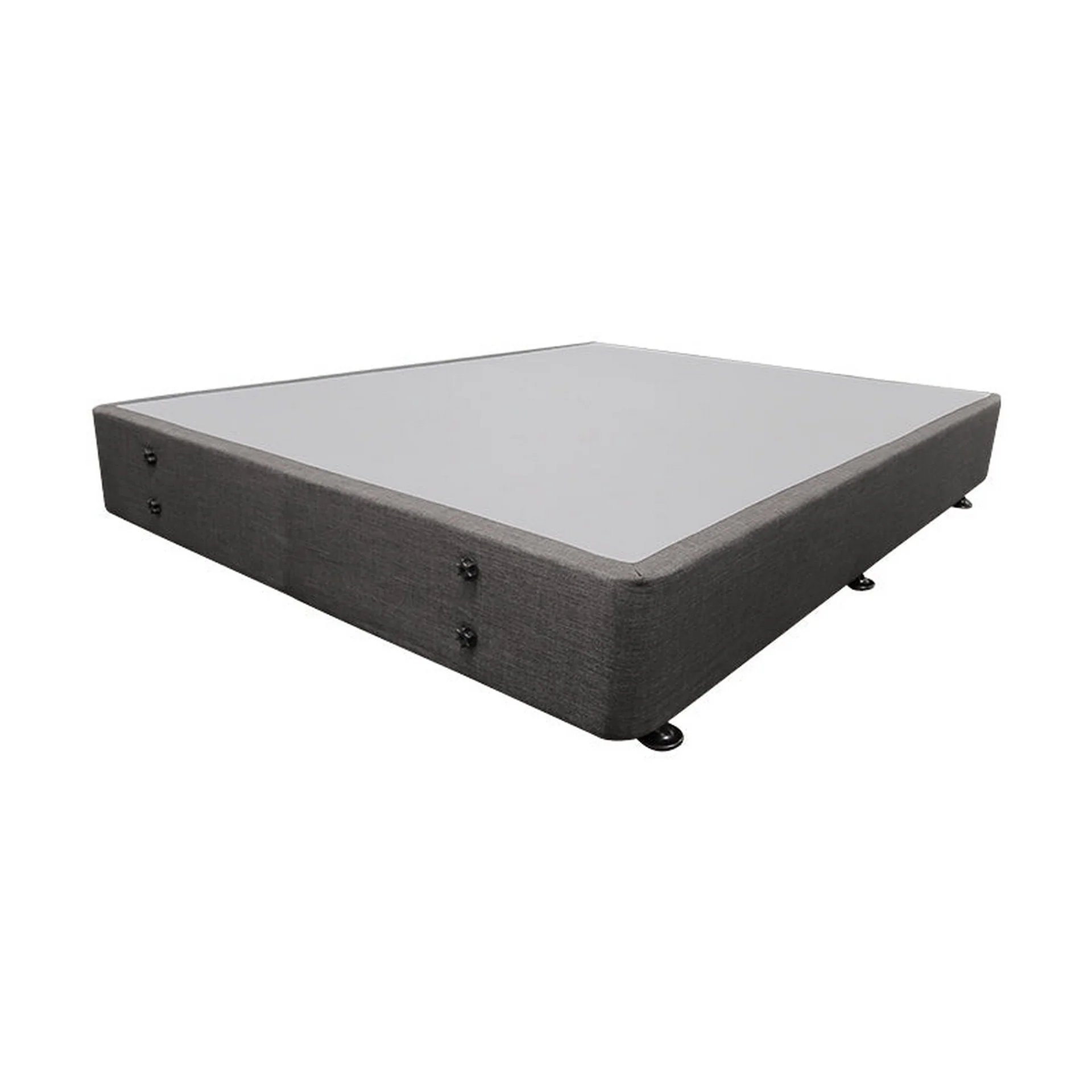 Vinson Fabric Double Bed Base - Slate - Image 2