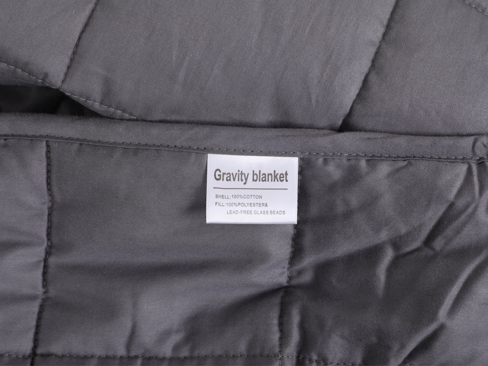 Weighted Blanket 104cm x 152cm 5kg - GREY - Image 6