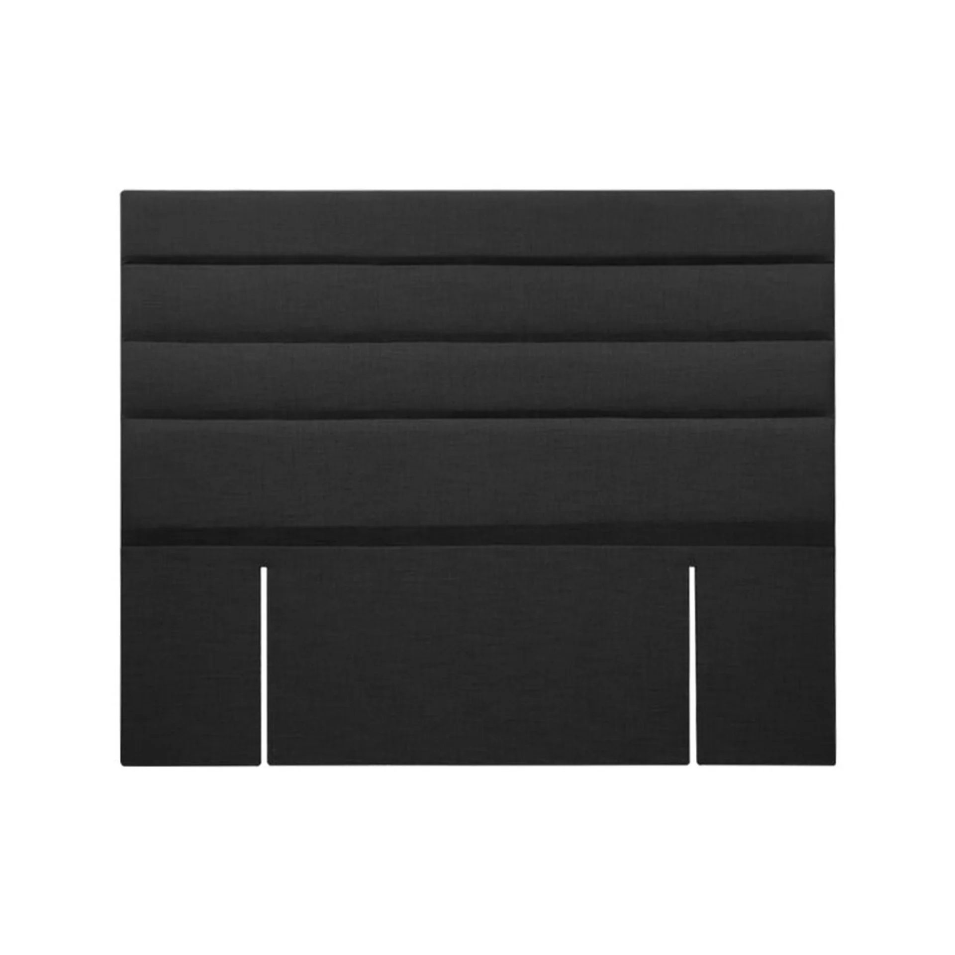 WENDY Upholstered Headboard Queen - BLACK - Image 3