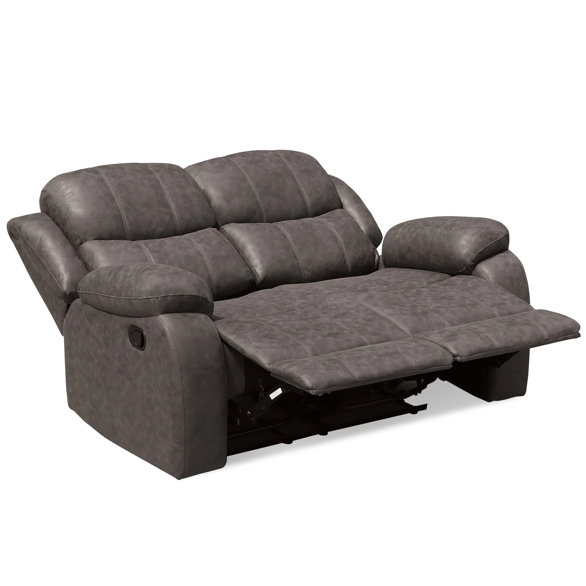 Wilson Manual 2 Seater Recliner Sofa - Brown - Image 10