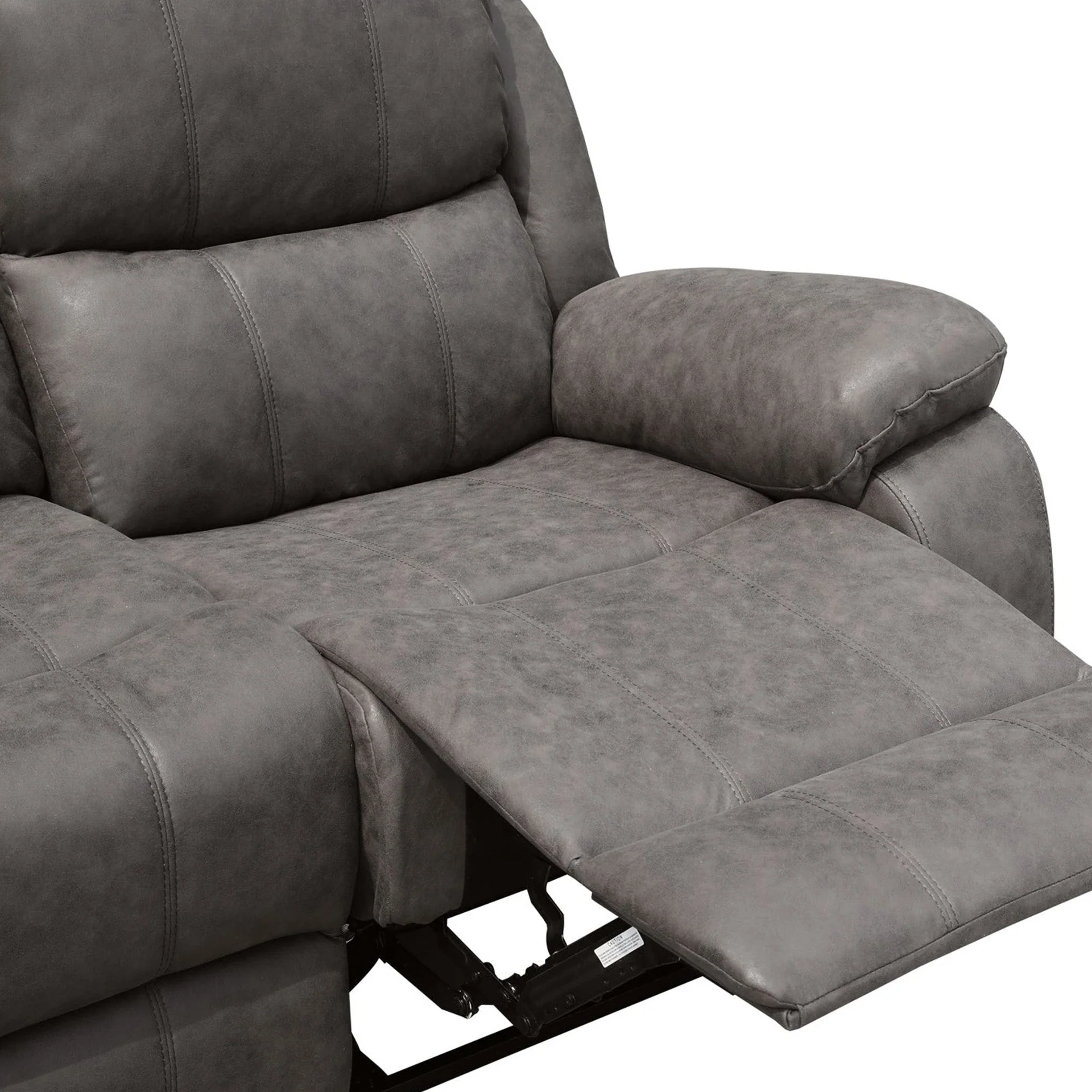 Wilson Manual 3 Seater Recliner Sofa - Brown - Image 13