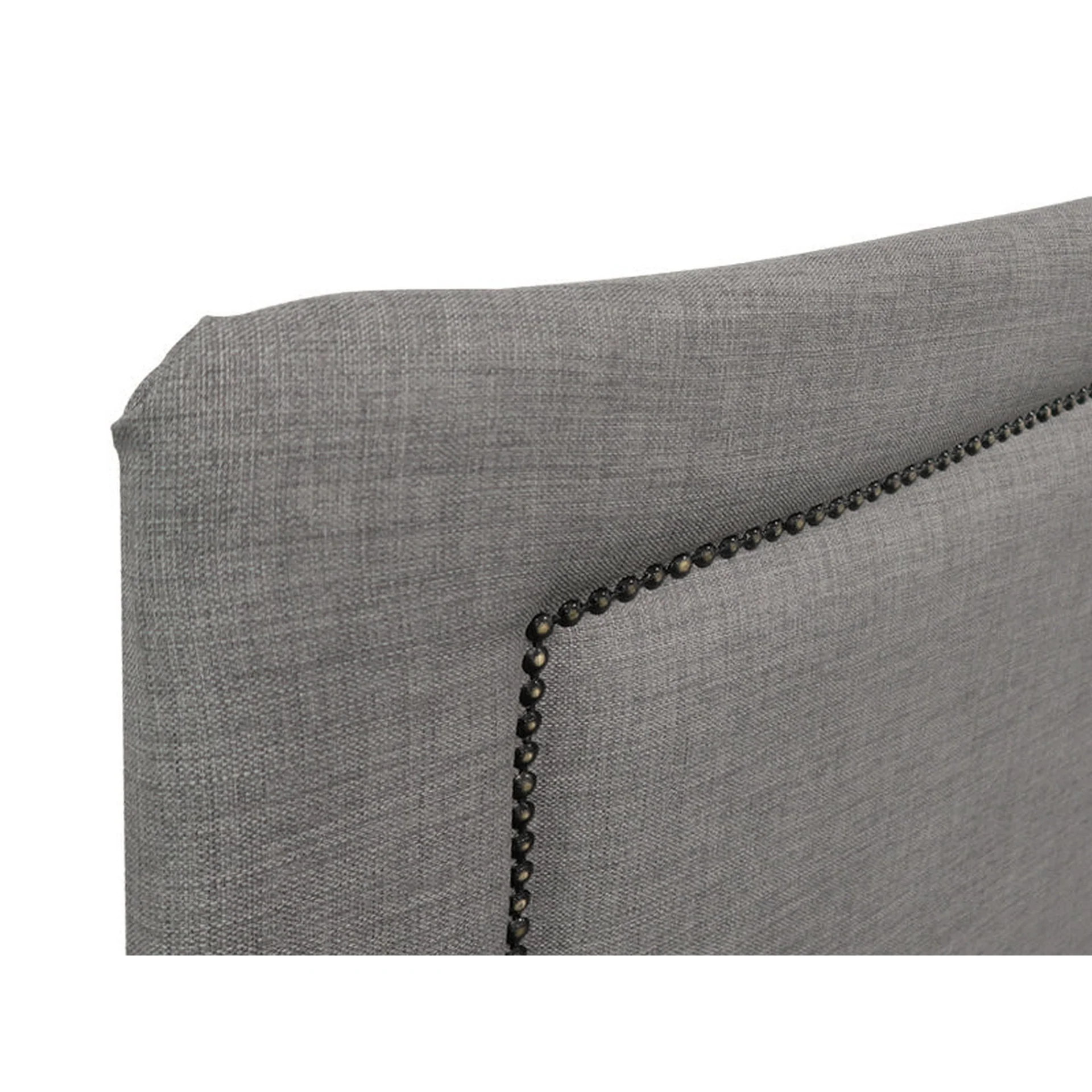 WINSTON Upholstered Headboard Queen - SLATE - Image 6