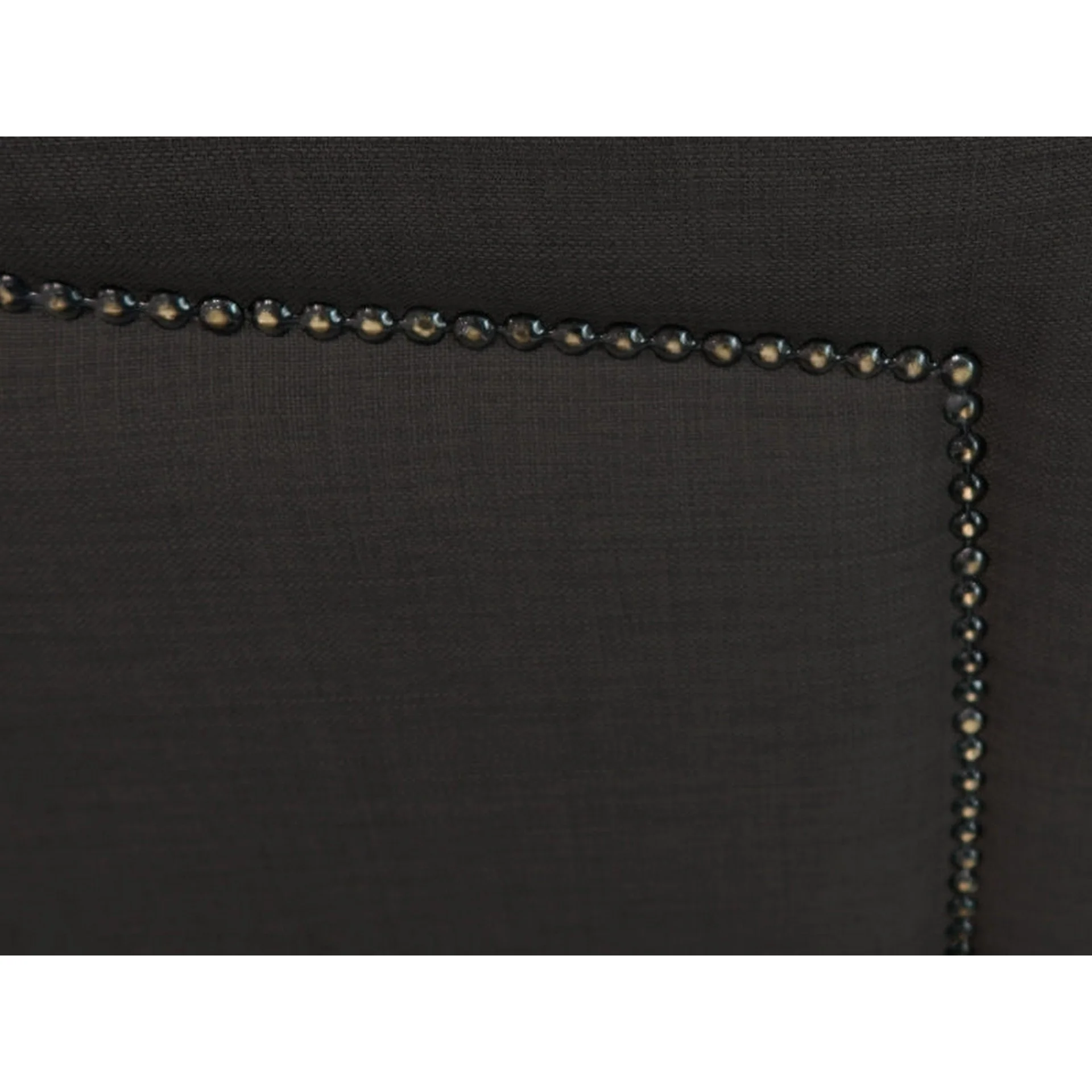 WINSTON Upholstered Headboard Super King - BLACK - Image 9