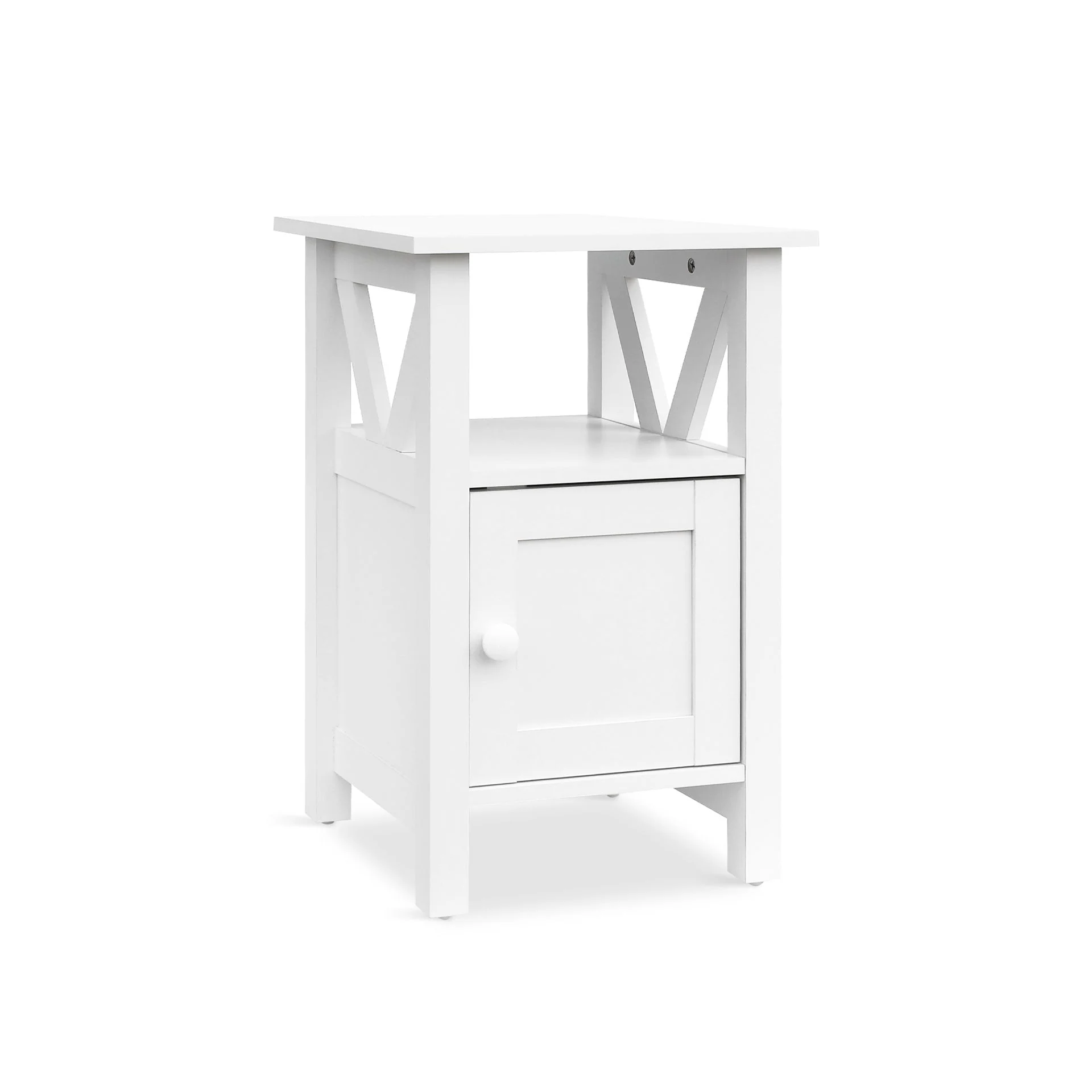 Wister Bedside Table - White - Image 7