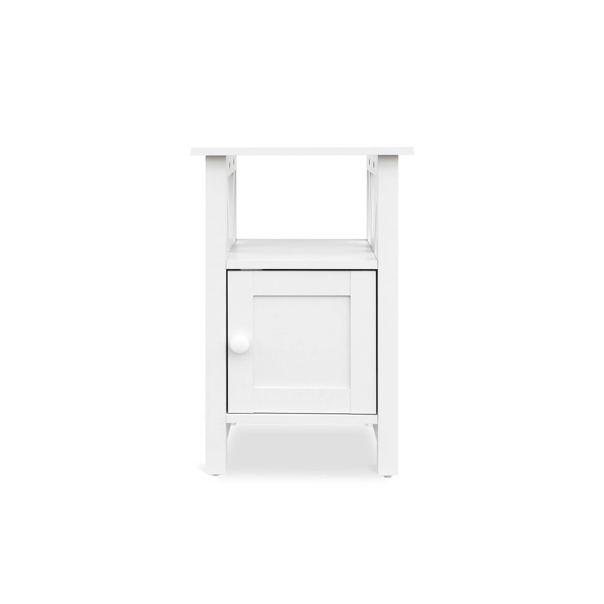 Wister Bedside Table - White - Image 8