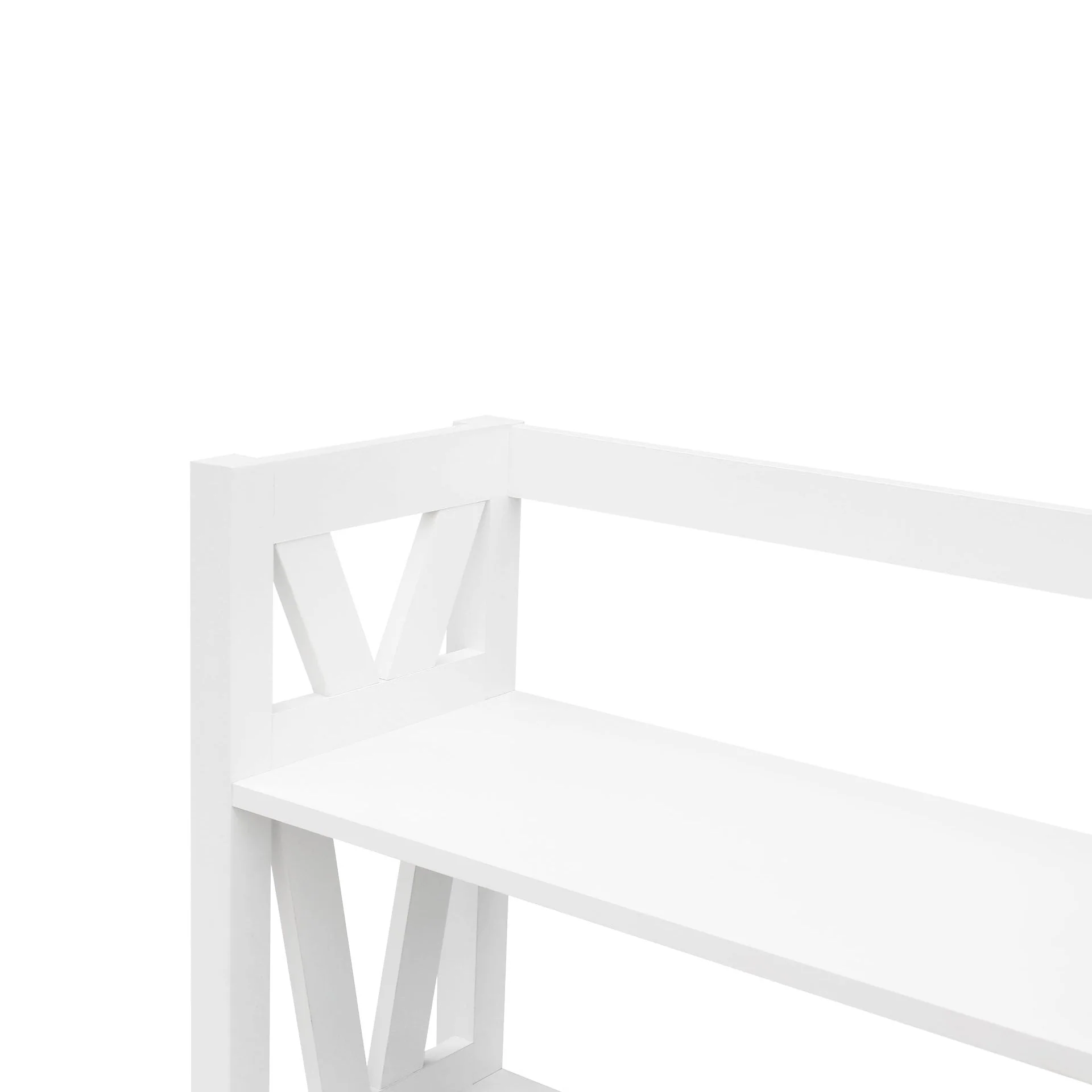 Wister 3 Tier Bookshelf - White - Image 7