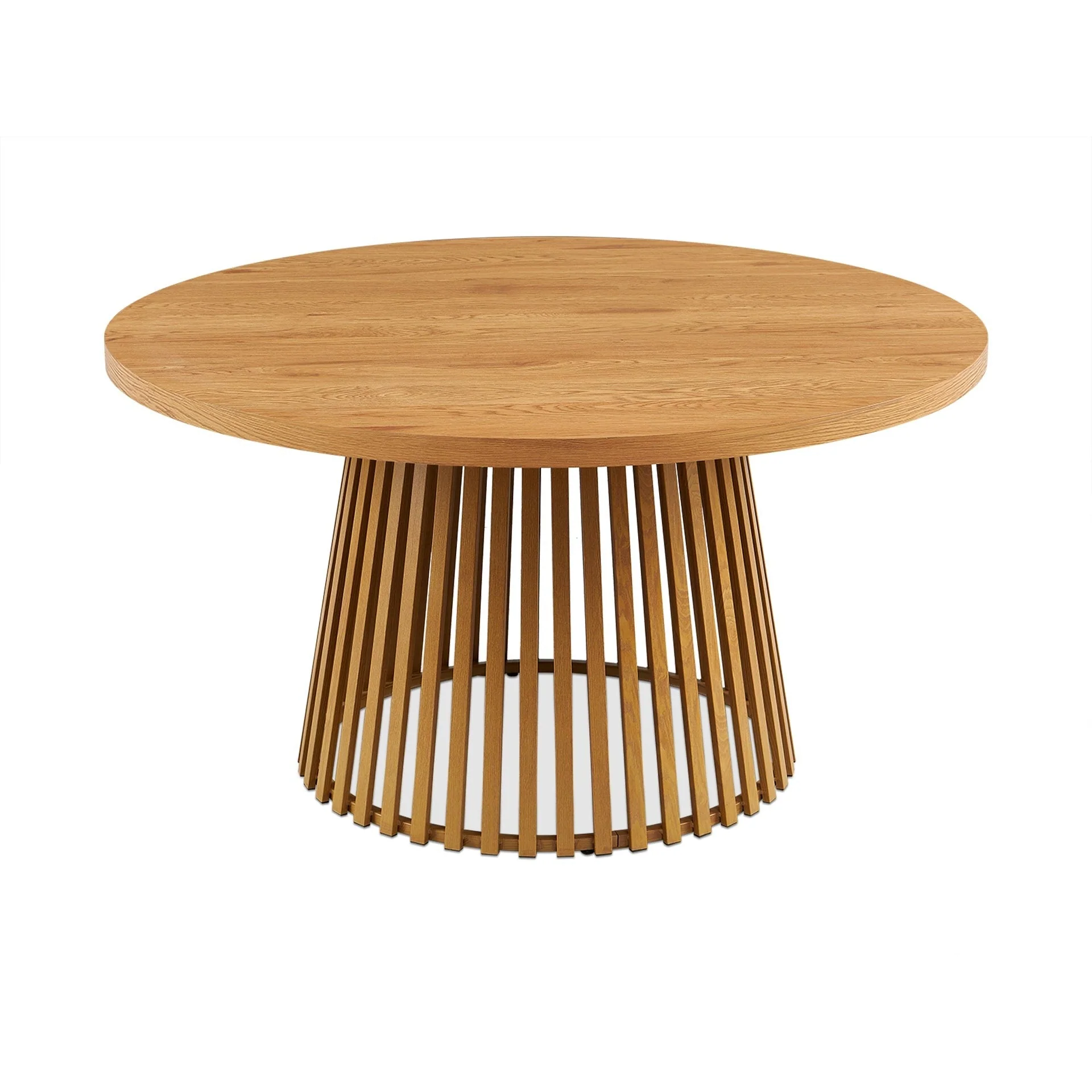 Yardley Round Dining Table 140 x 75cm - Oak - Image 5