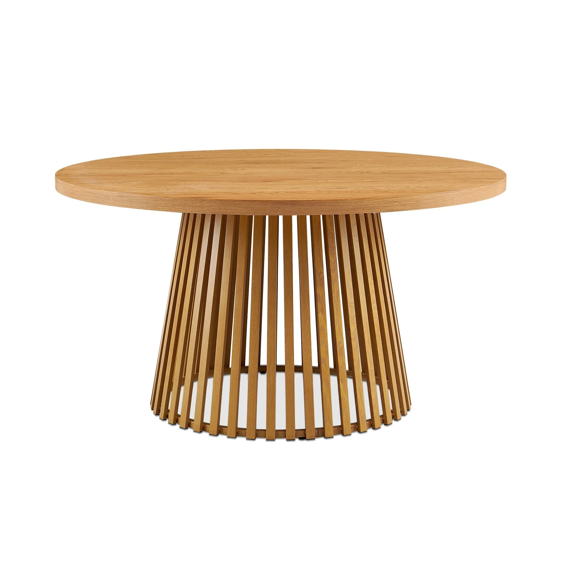 Yardley Round Dining Table 140 x 75cm - Oak - Image 6