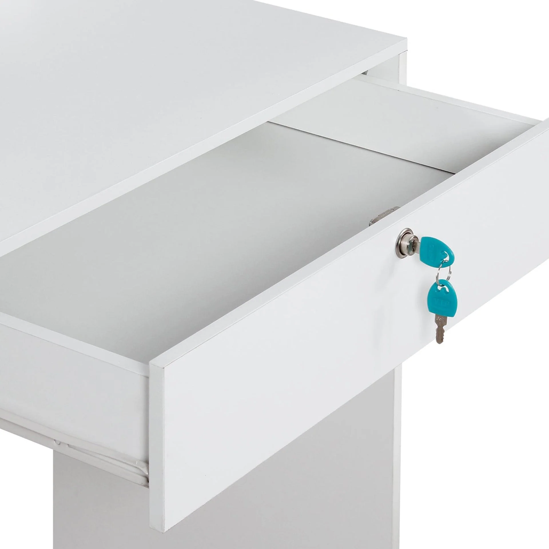 Zinnia 2 Drawer Dressing Table Set 2pcs - White - Image 10