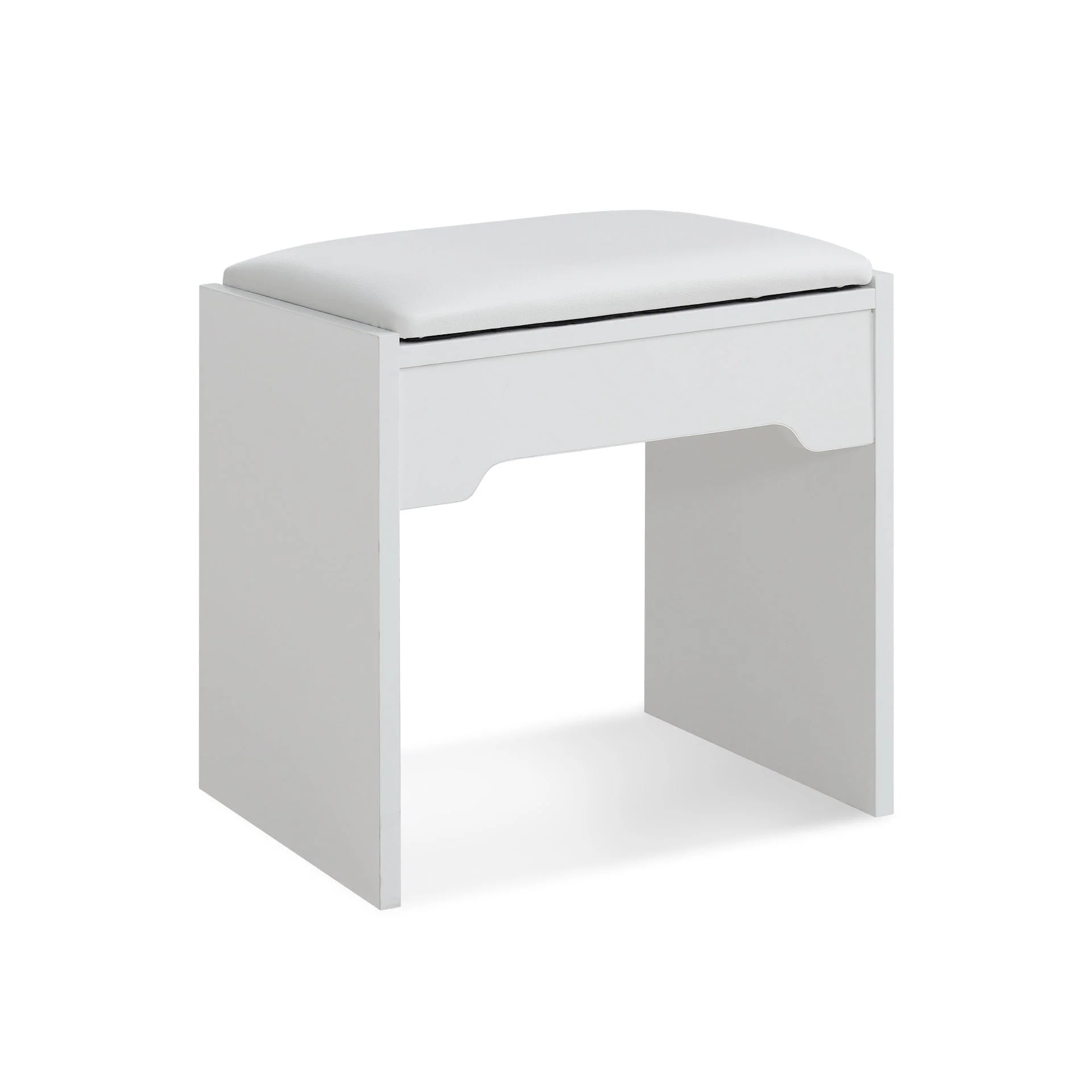 Zinnia 2 Drawer Dressing Table Set 2pcs - White - Image 9